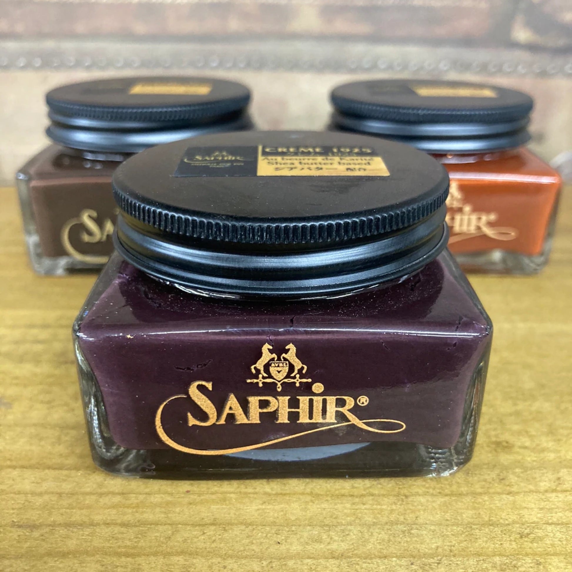 Saphir medaille d'or 1925 shoe cream bordeaux