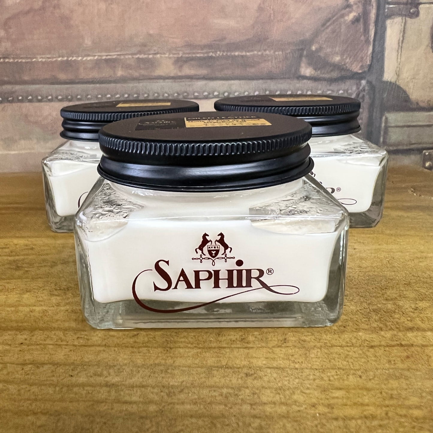 Saphir Oiled Leather Cream 75mm Jar