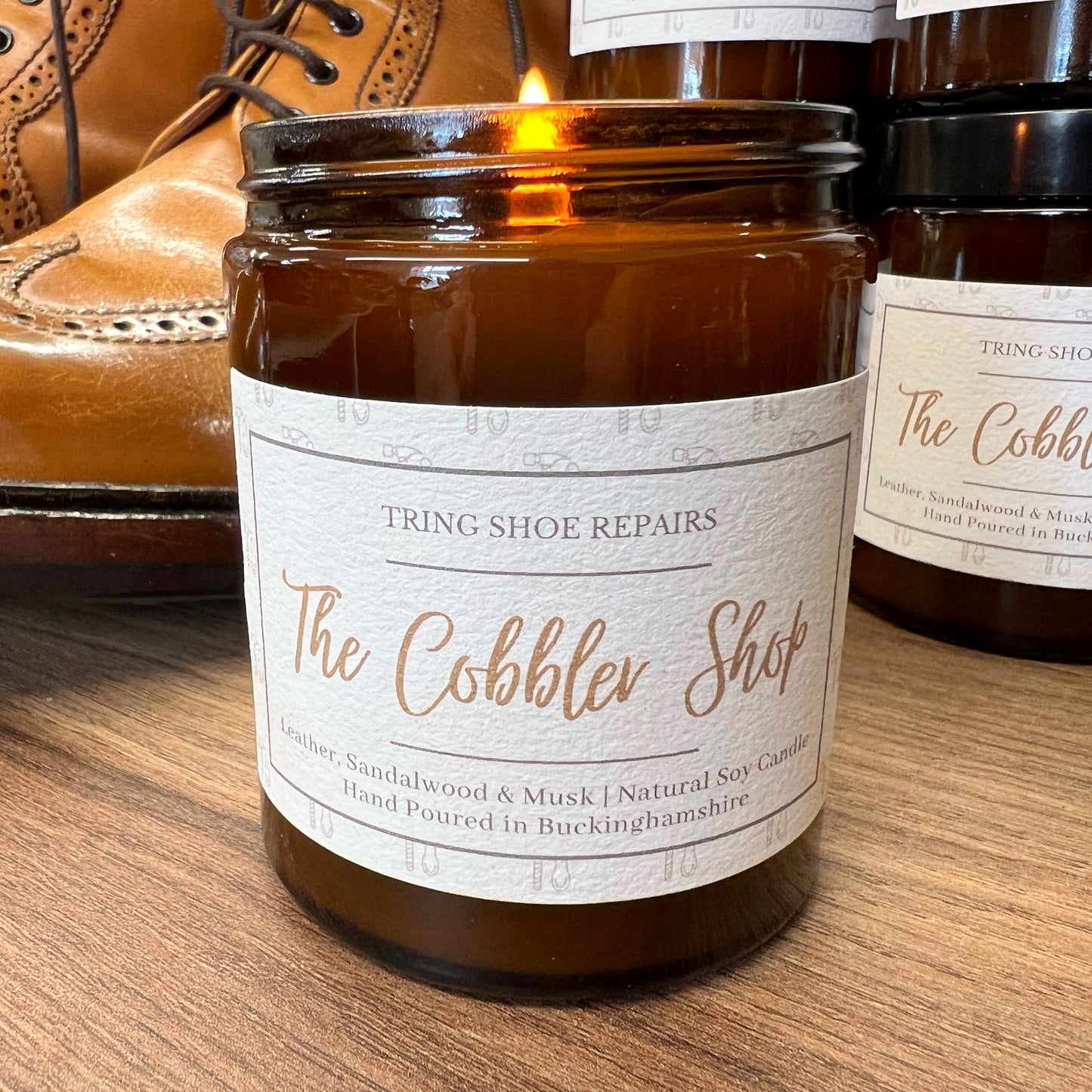 'The Cobbler Shop' Signature Leather Scented Candle
