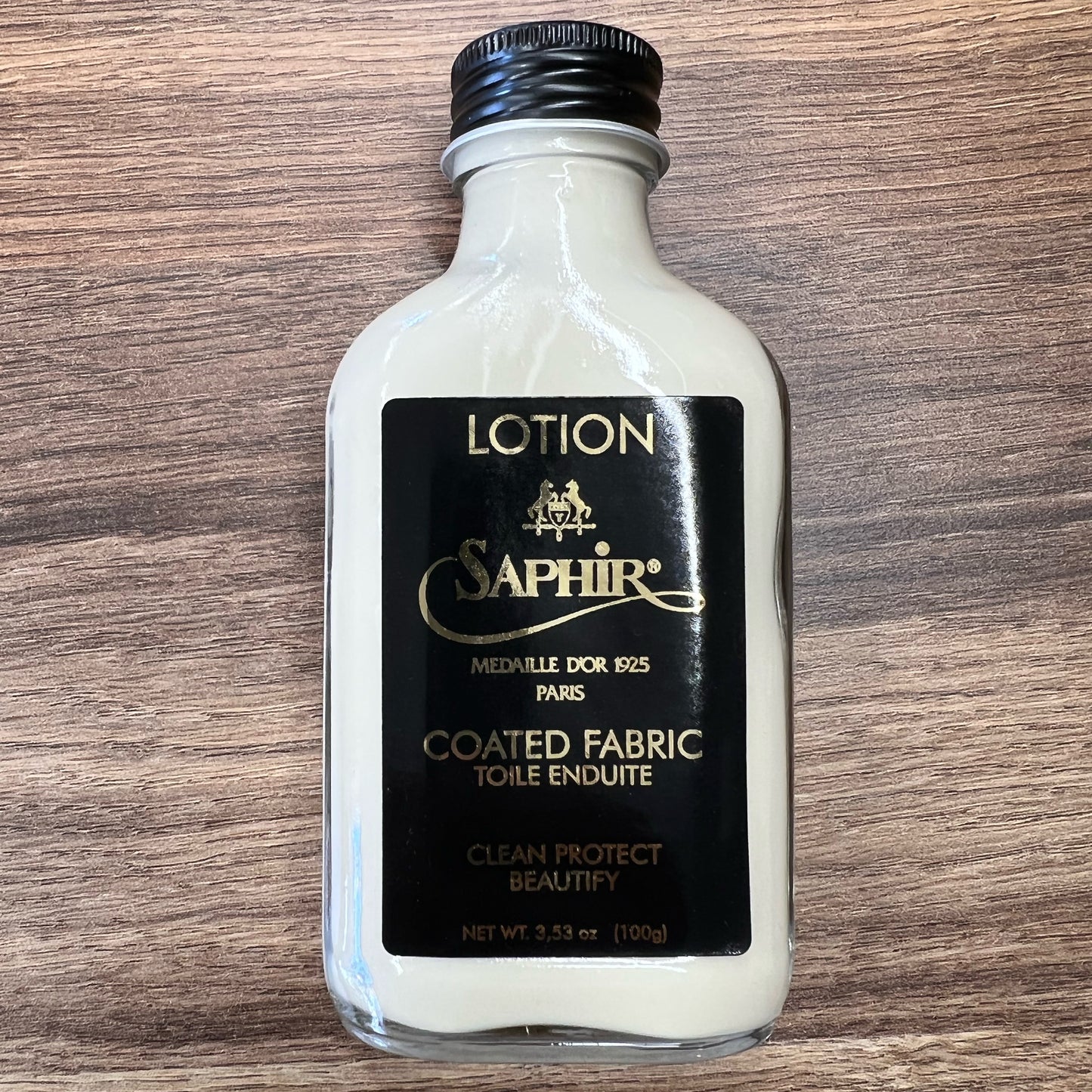 saphir coated fabric lotion