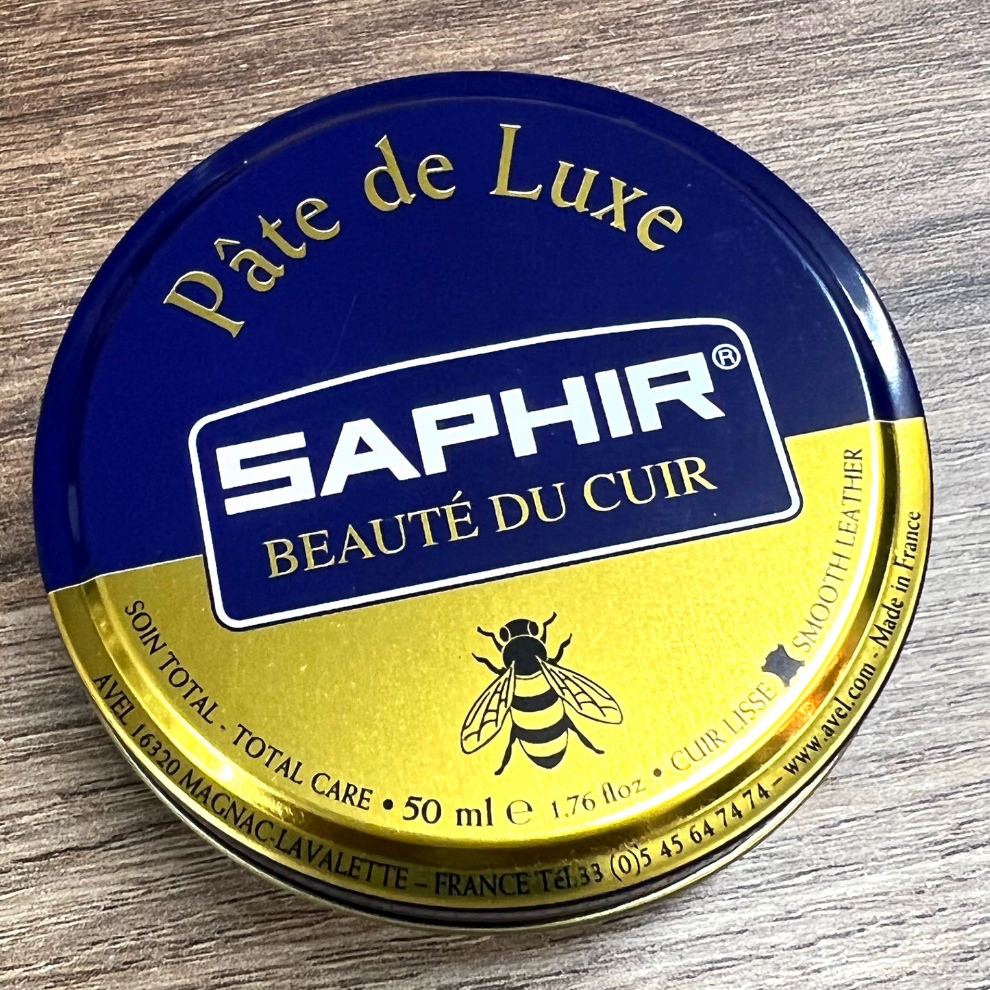 saphir beaute du cuir pate de luxe shoe polish