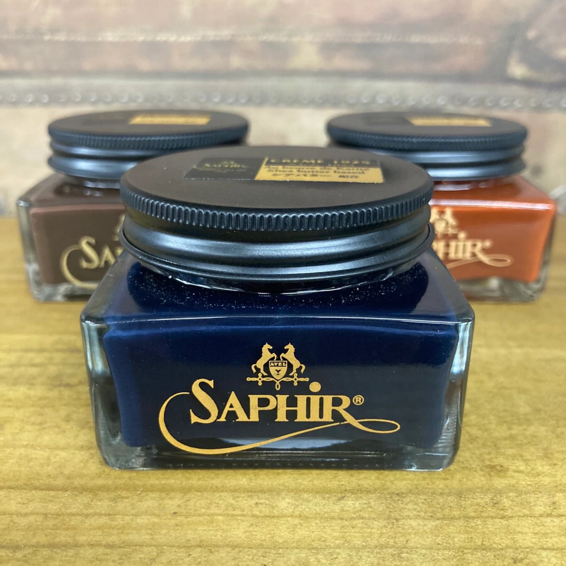 Saphir medaille d'or 1925 shoe cream navy