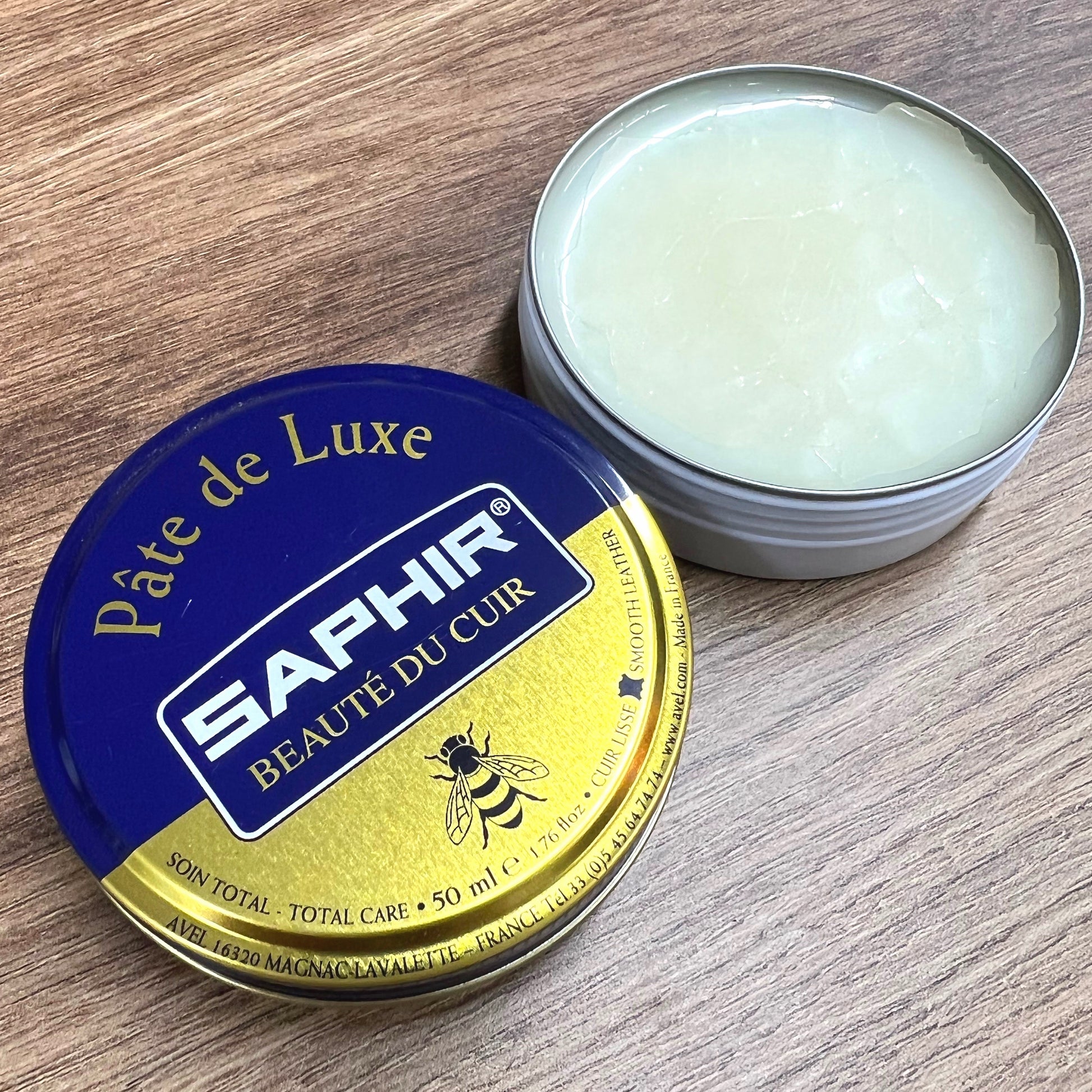 saphir beaute du cuir pate de luxe shoe polish neutral