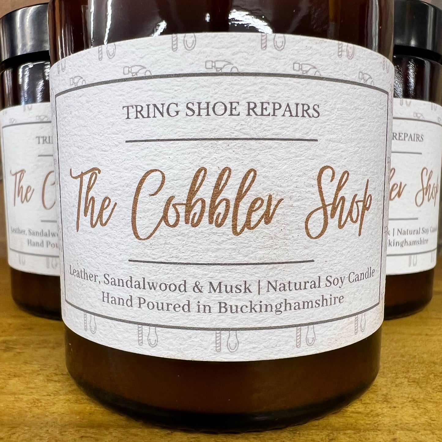 'The Cobbler Shop' Signature Leather Scented Candle