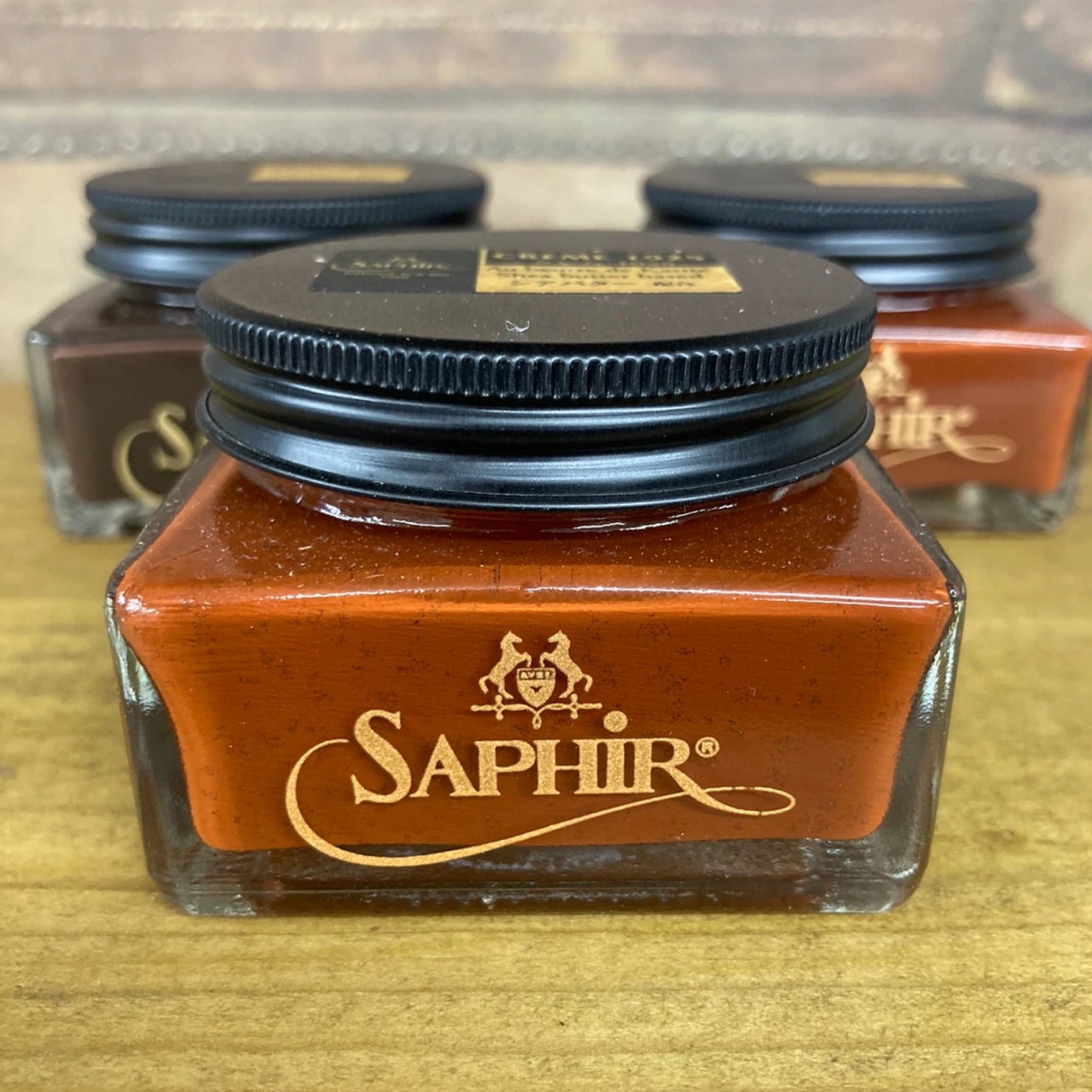 Saphir medaille d'or 1925 shoe cream cognac