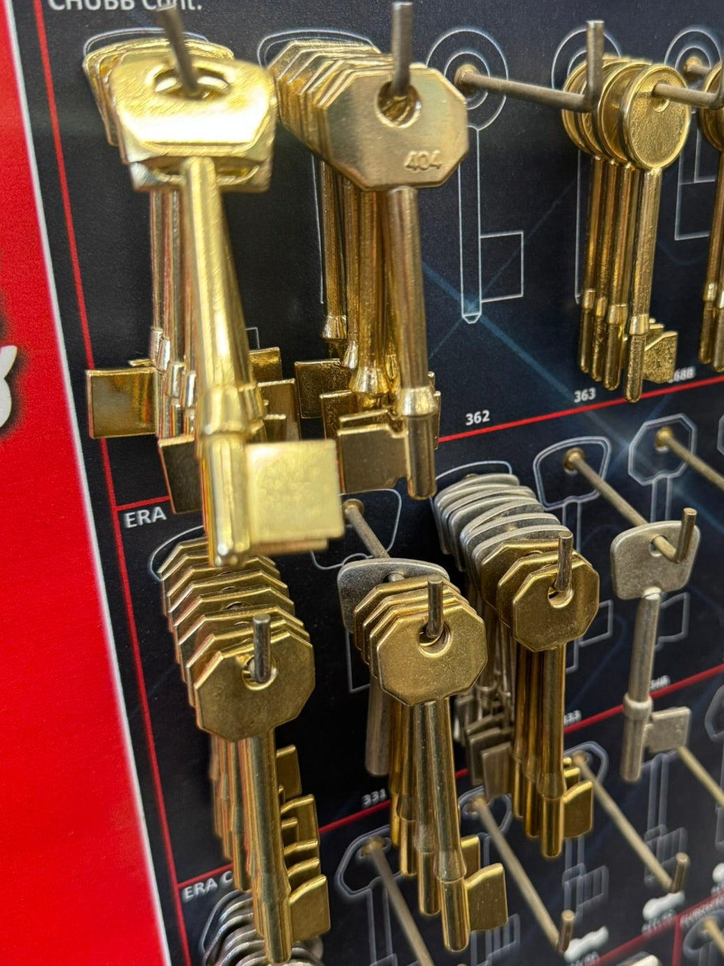 Mortice keys cut in tring