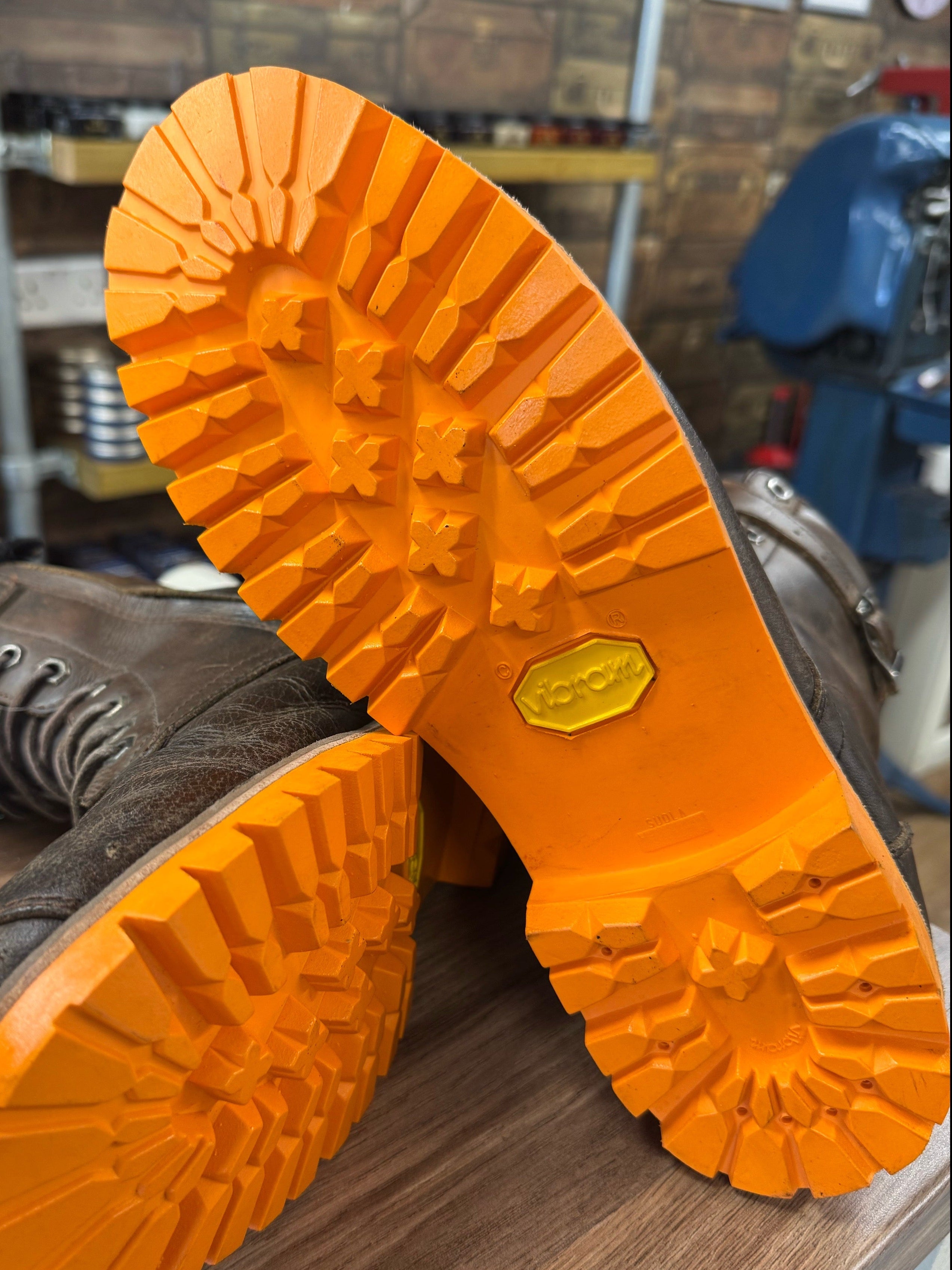 vibram-orange-lug-sole-repair-tring