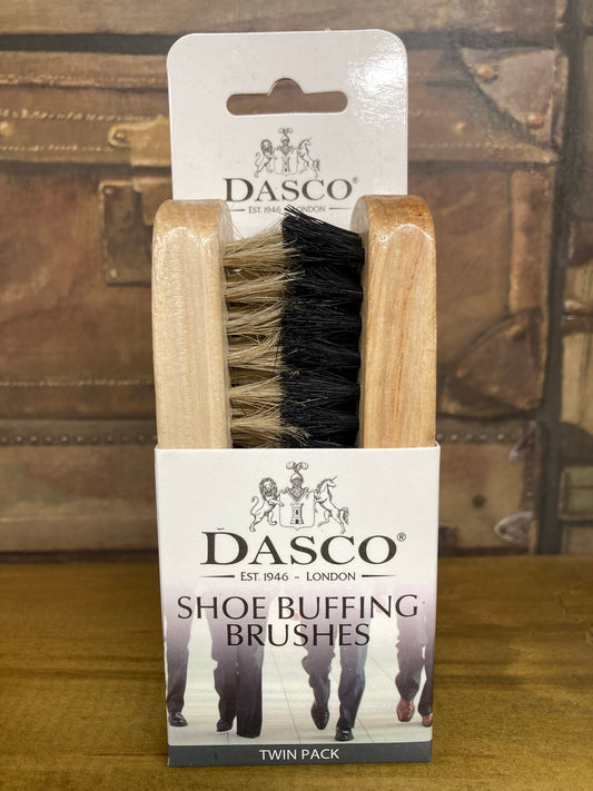 Dasco twin-pack shoe buffing brushes