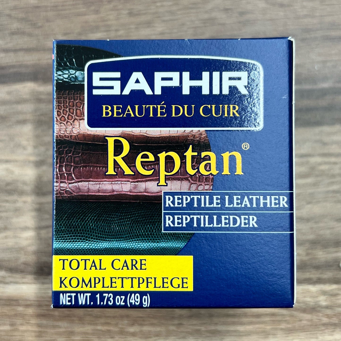 Saphir Reptan reptile leather conditioner cream