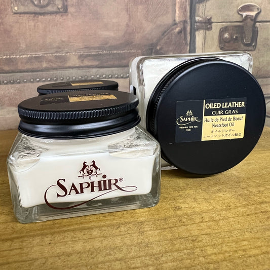 Saphir Oiled Leather Cream 75mm Jar