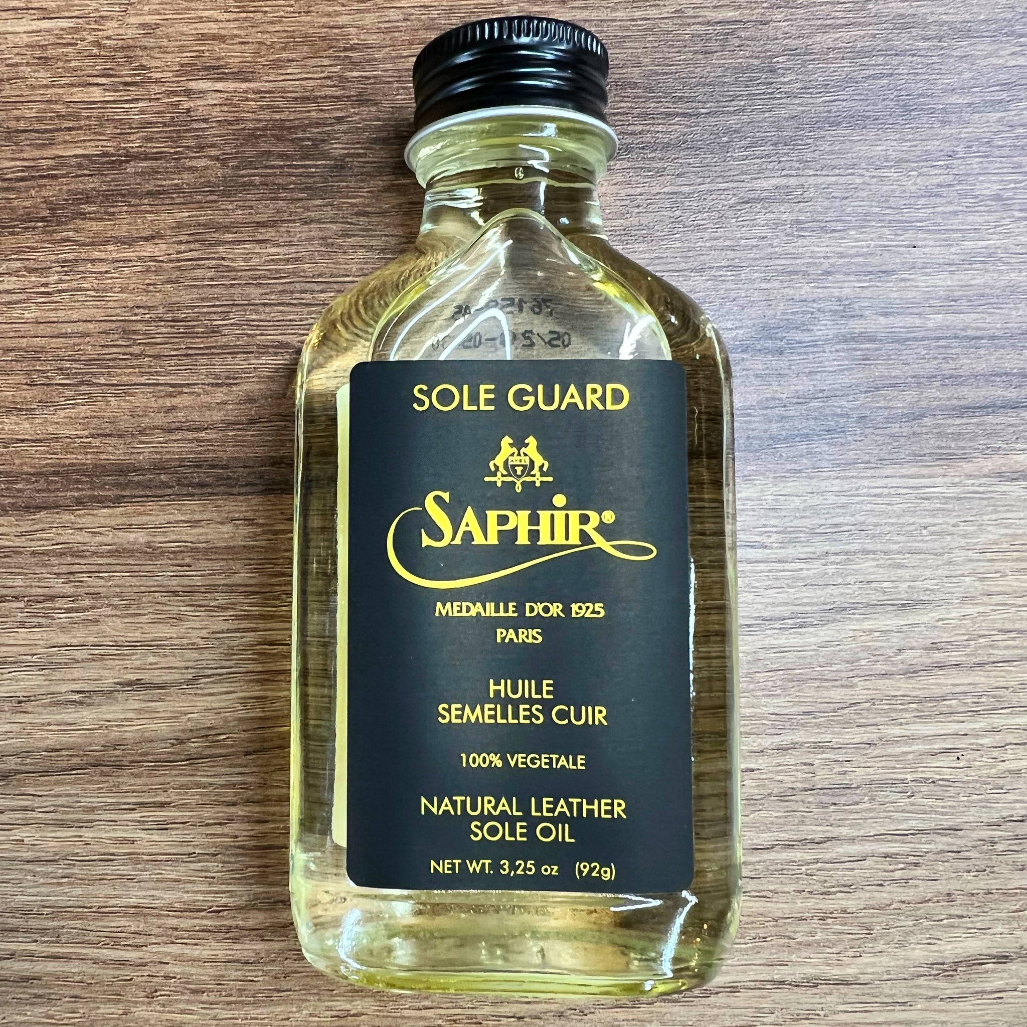 Saphir Sole Guard natural leather sole oil Leather sole Protector